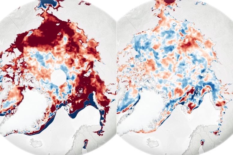 Arctic Ice Melt Season Change
