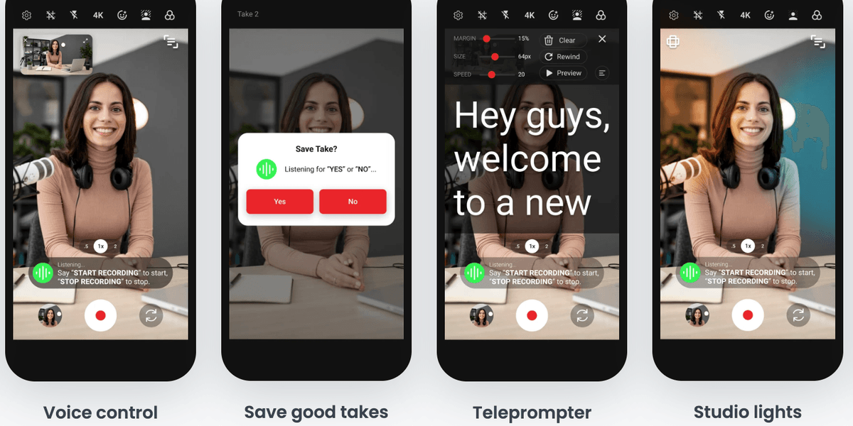 This Voice-Controlled Camera App Can Record Portrait and Landscape Video For You at the Same Time