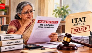She received Rs 9.04 lakh leave encashment on retiring from LIC; taxman allowed only Rs 3 lakh exemption, but ITAT Jaipur grants relief even after 1,277-day appeal delay