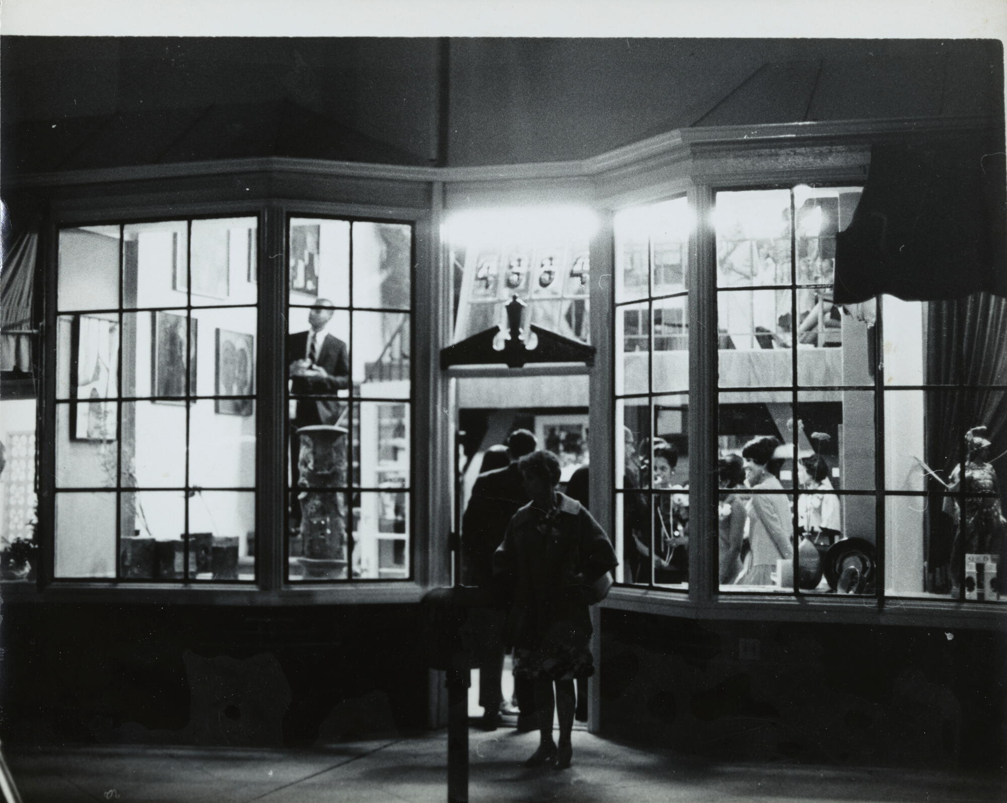 A gallery opening.
