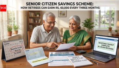 Senior citizen savings scheme: How retirees can earn around Rs. 60,000 every three months after retirement – step-by-step guide