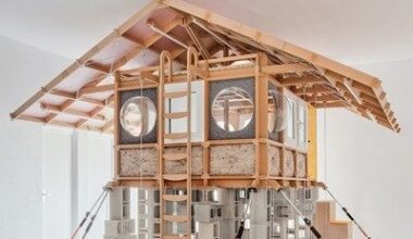 In an Industrial Space, a Freestanding Bedroom Structure as Home-Within-a-Home