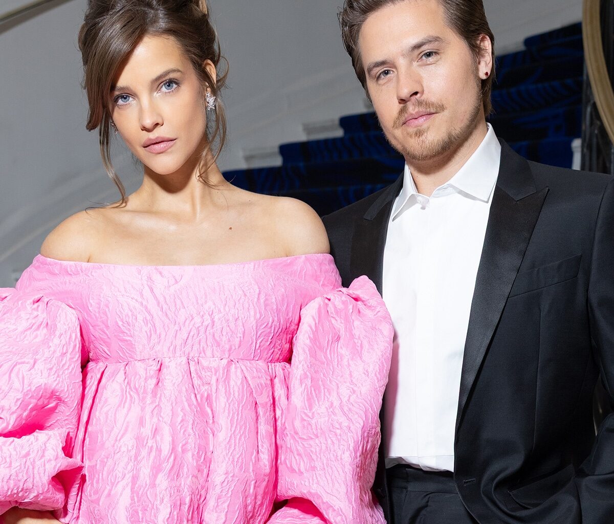 Dylan Sprouse's Wife Barbara Palvin, Baby Girl Match in Floral Outfits