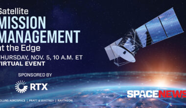 Register Now: Nov. 5: Satellite Mission Management at the Edge