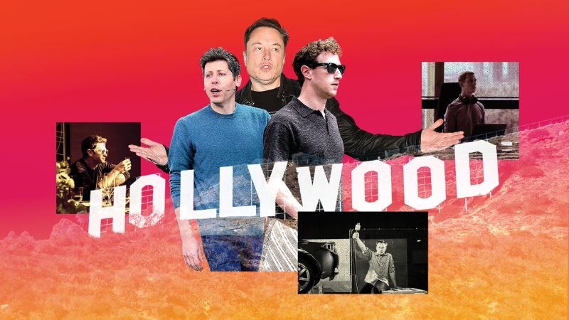 How Sam Altman and Mark Zuckerberg became Hollywood’s newest punching bags