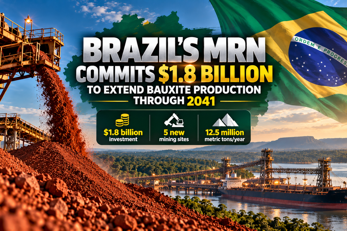 A $1.8 billion bet to keep Brazil’s bauxite flowing until 2041