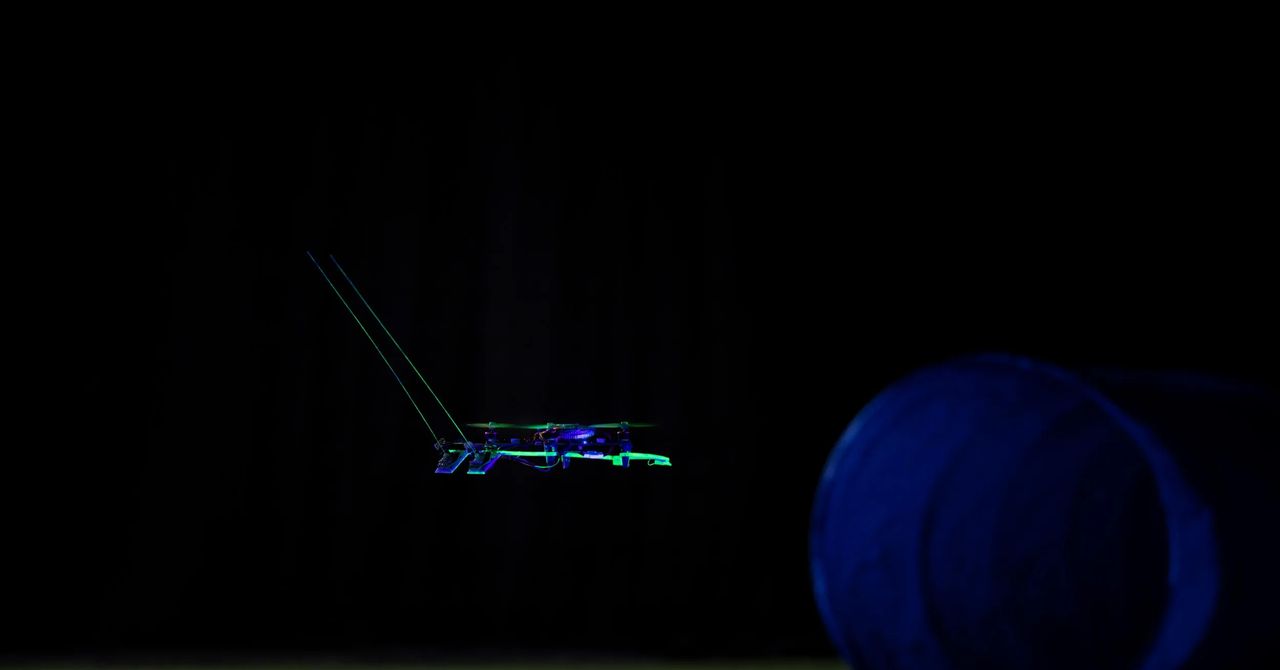 Cat-Like Whiskers Help Tiny Drones Fly in the Dark