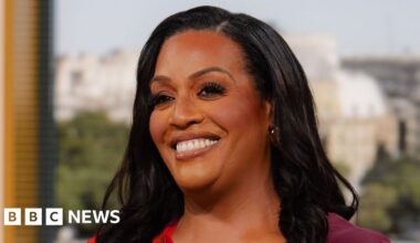 Alison Hammond: 'I thought I was having heart attack on air' - BBC