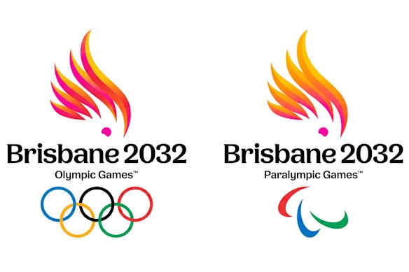 The emblems for the Brisbane 2032 Olympic and Paralympic Games.