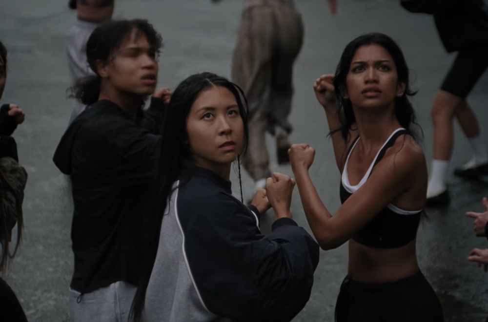 Malaysian model Vibha Rajish (right) appears in On’s action-packed campaign video, ‘Zendaya in Your New Favourite Action Movie’. — Picture via YouTube/On and Law Roach