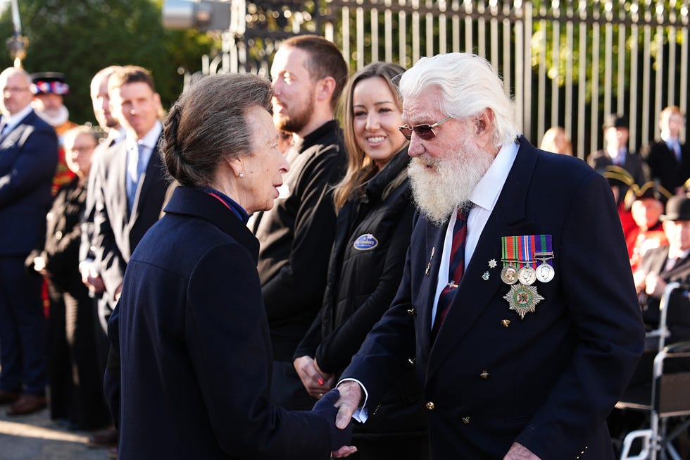 The Princess Royal Attends The Rededication Of The Guards Memorial