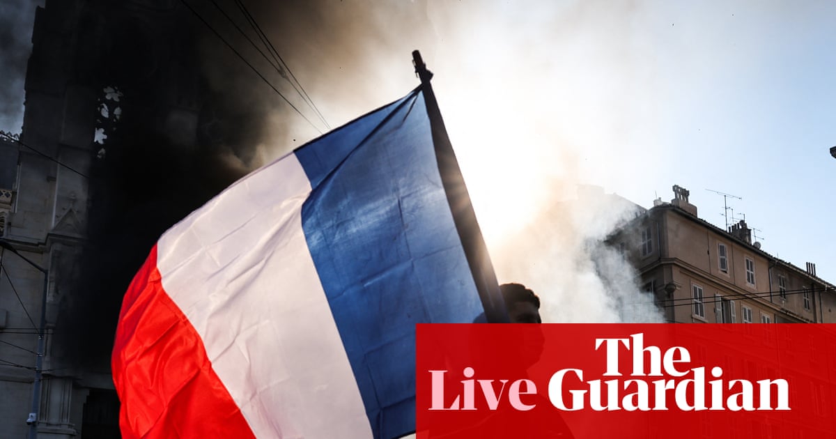 Violent street protests in France and Italy trigger stock and bond sell-off and send euro lower – business live | Business