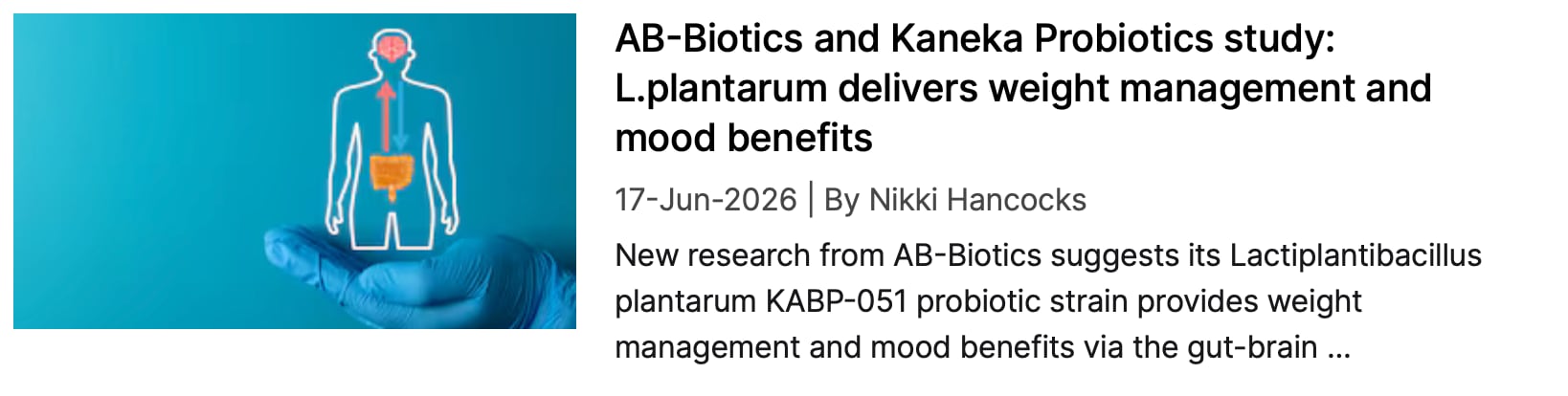 AB-Biotics and Kaneka Probiotics for weight and mood NI coverage
