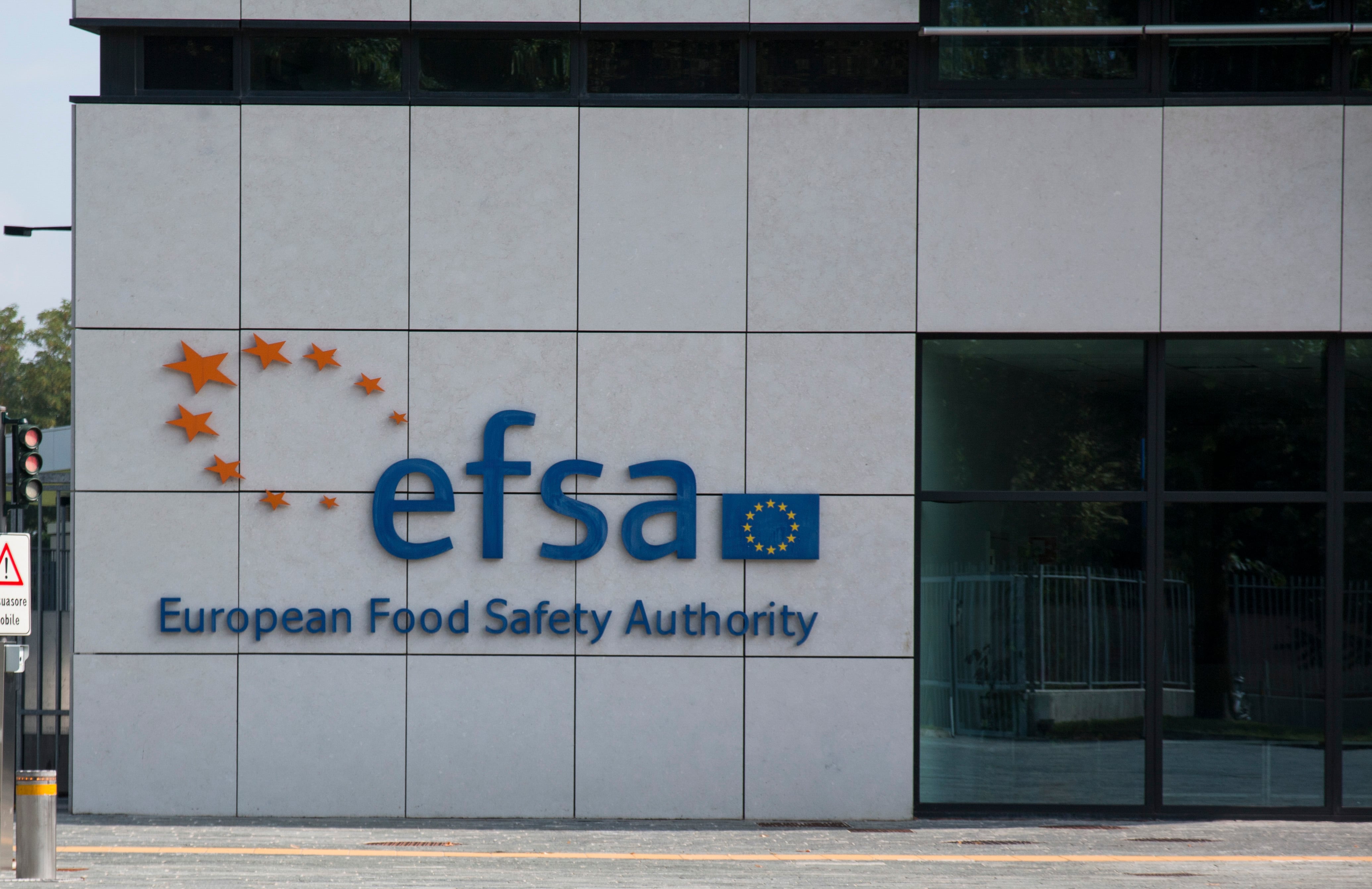 Parma, Italy - July 13, 2014: Efsa, headquarters, European food safety authority.