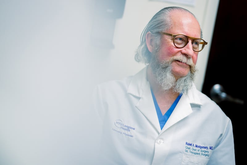 Dr Robert Montgomery's experience of waiting for his own heart transplant laid bare the challenges of a system he had tried to fix. Photograph: Angelina Katsanis/The New York Times