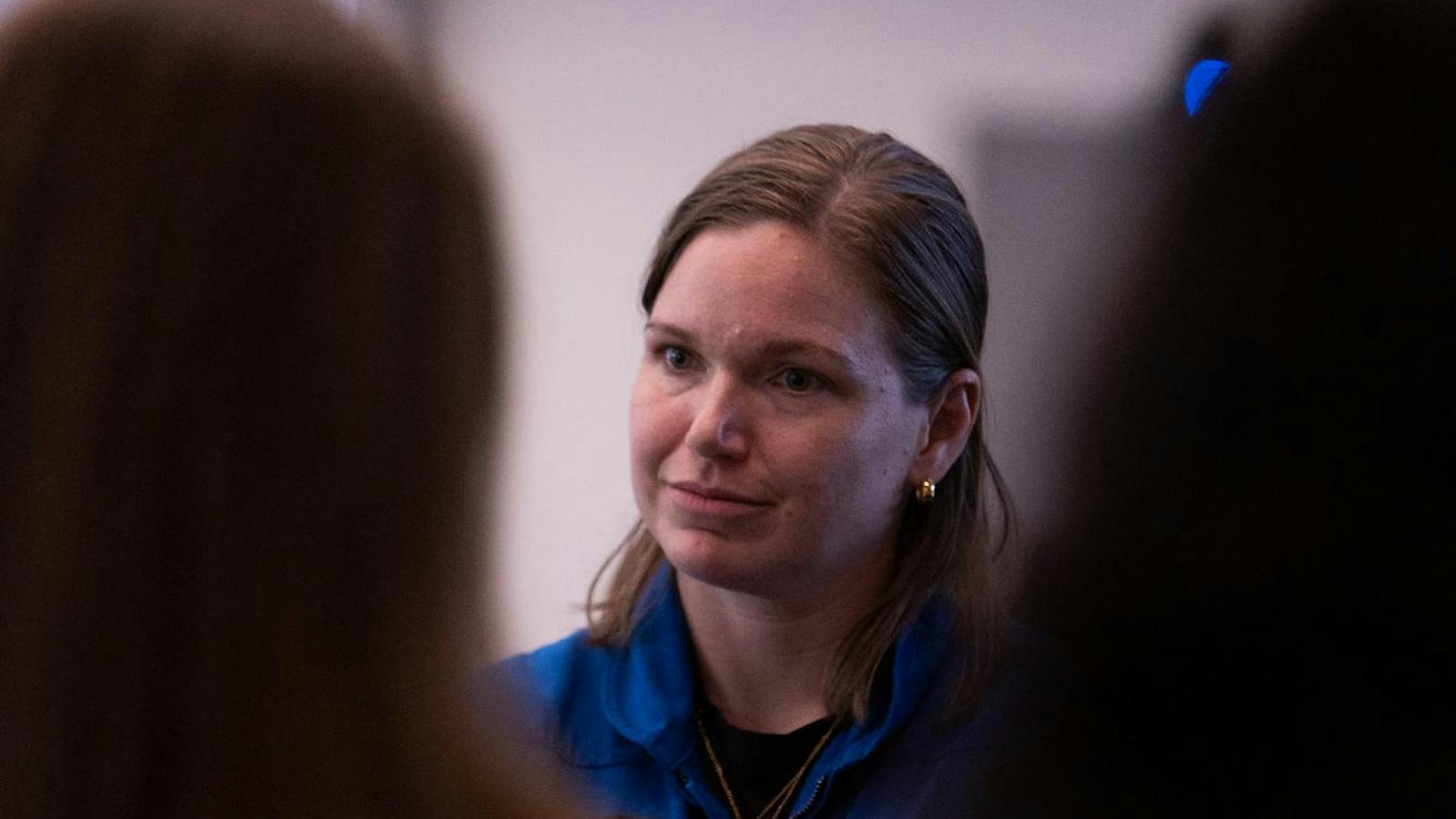 Astronaut Jenni Gibbons talks Artemis II training at MSU event