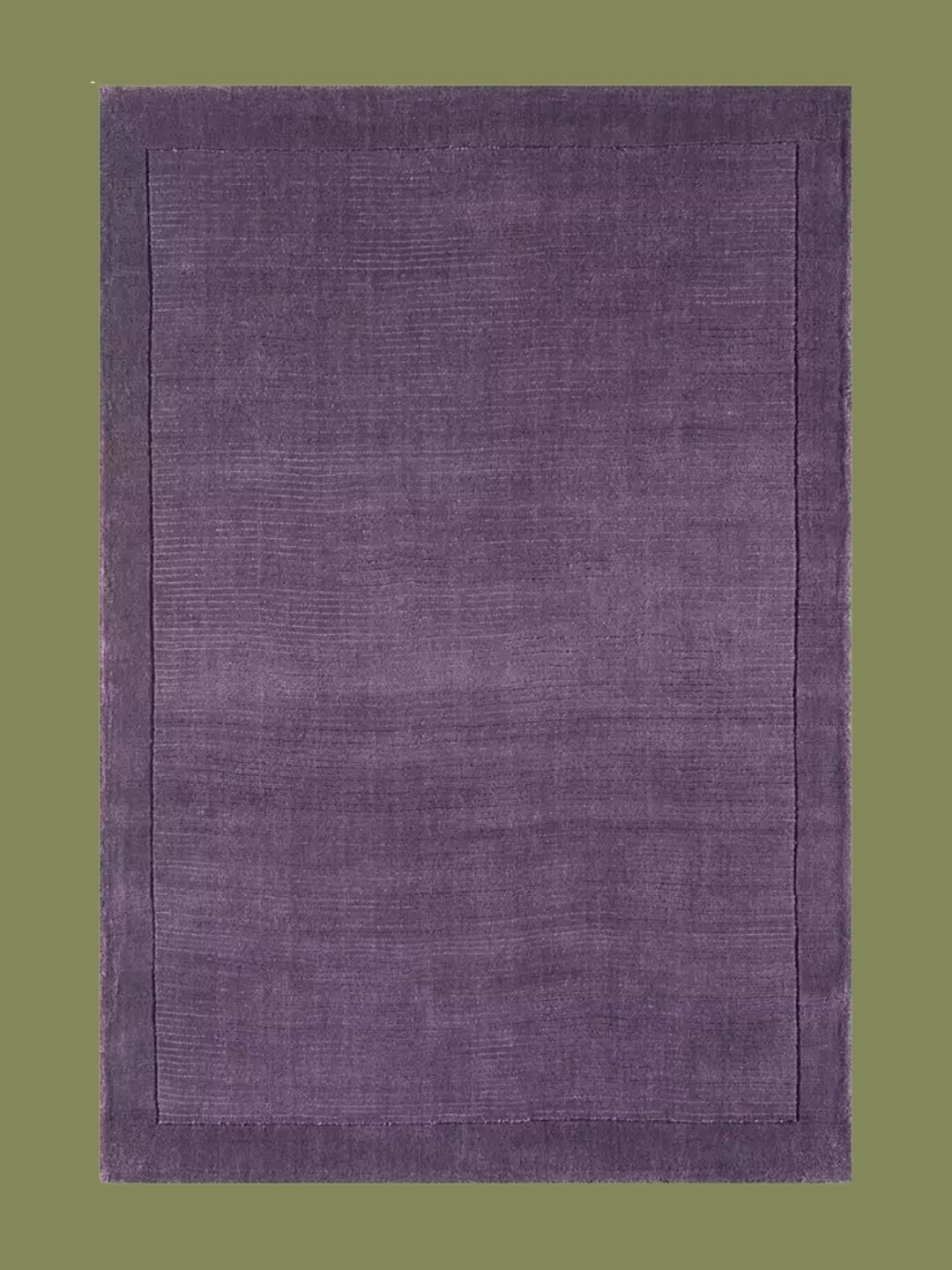Habitat, Mega Flooring Purple Handmade Plain Rug