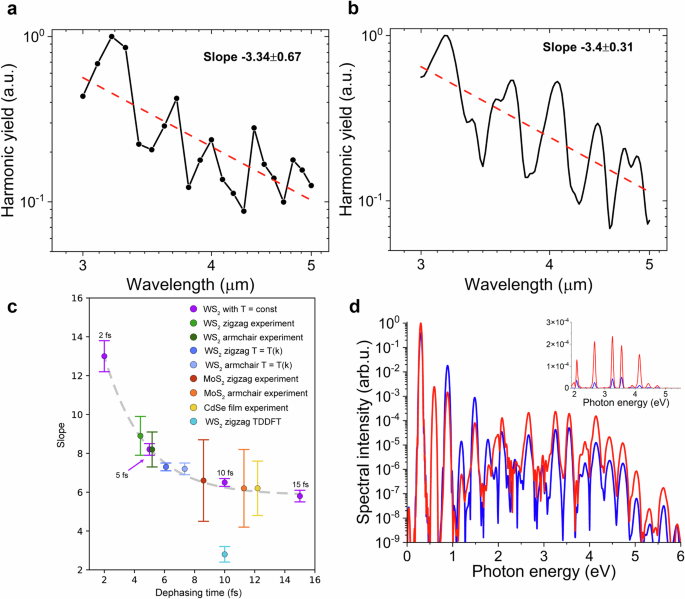 Fig. 3: Summary of the numerical simulations with infinite and a finite constant dephasing.