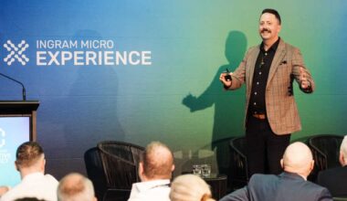 Leon De Suza at Ingram Micro Experience 2026 in Auckland.