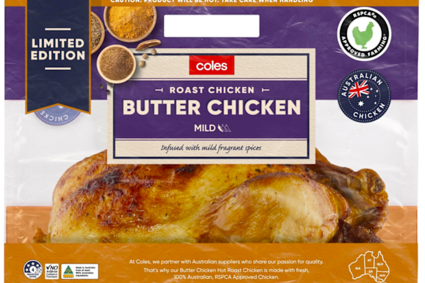 Coles new butter chicken