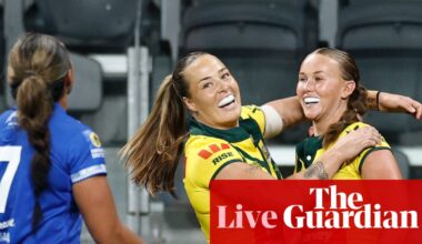 Australia 40-0 Samoa: women’s Rugby League World Cup – as it happened | Women's Rugby League World Cup