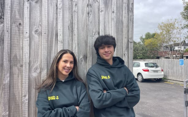 Faith Tupuhi and Laga Jensen