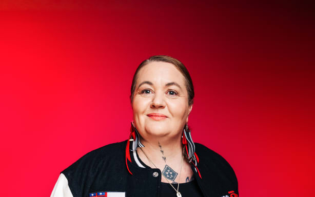 Te Pāti Māori candidate for Te Tai Tonga at the 2026 election Lisa Marie Murch, photo by Erica Sinclair Photography.