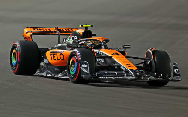 Lando Norris at the 2023 Las Vegas Grand Prix.
