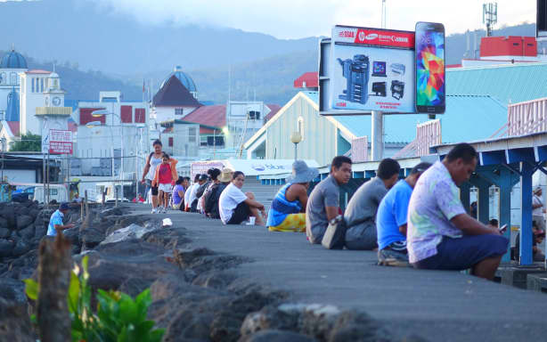Apia, the national capital of Samoa.