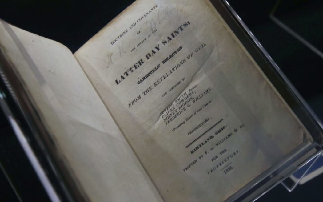 An 1835, first edition of the Mormon scripture,