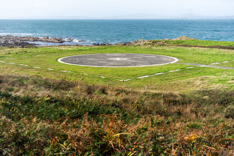 The Helipad landing spot on Cape Clear. The RNLI Lifeboat and Coastguard helicopters are “absolutely wonderful” in emergencies, says Jude Gilbert, but adding that the island needs localised carePicture by Noel Sweeneyz