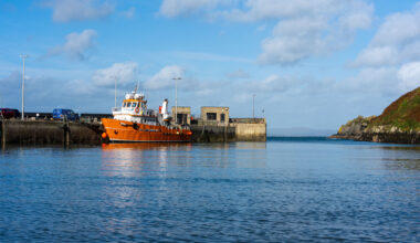 The Cape Clear Island Ferry service docked during a calm tide. With just one registered general nurse and no cover when she is ill or on leave, people often have little choice but to travel to the mainland for help. Picture: Noel Sweeney