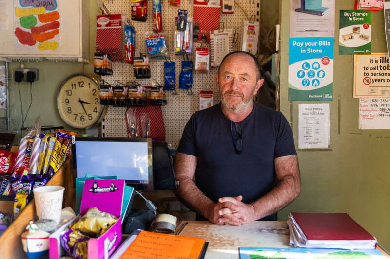 Neil Ó Riogáin, owner of An Siopa Beag, has tourism concerns. Picture: Noel Sweeney