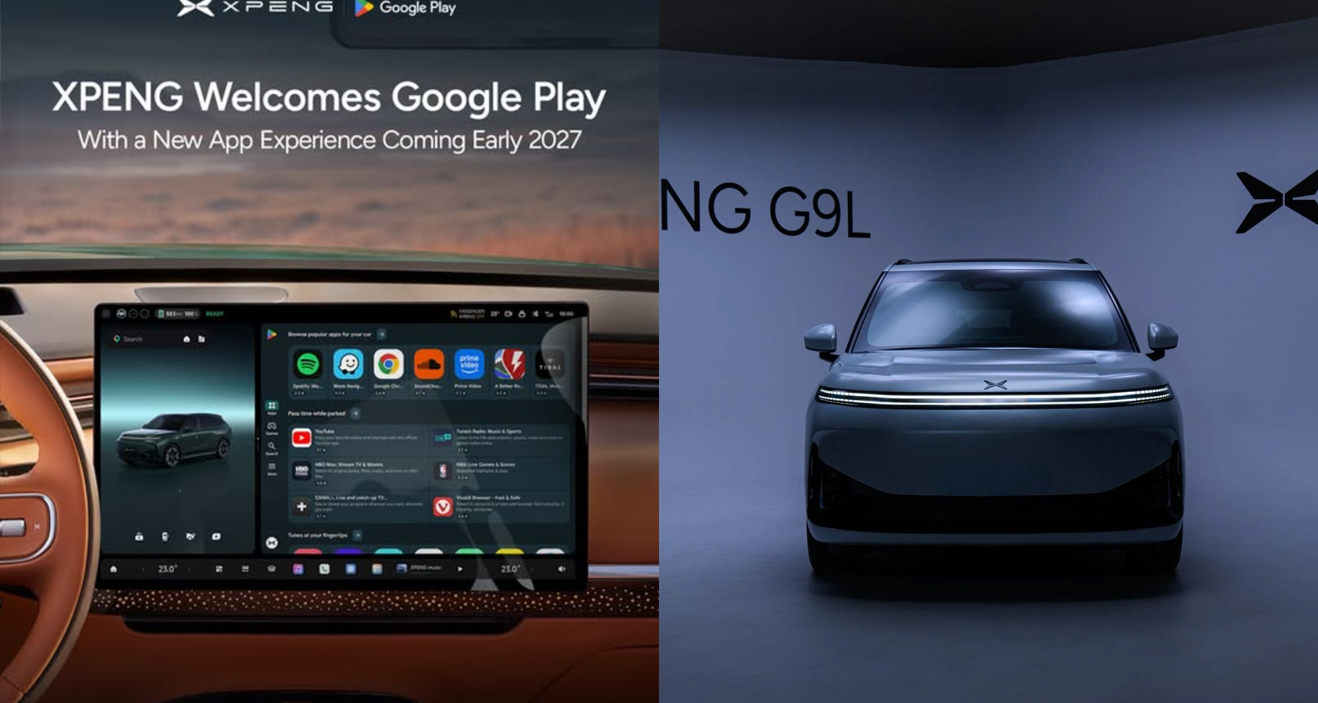 XPeng Google Play Integration Coming 2027
