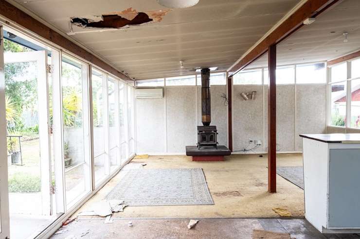 Grand Design NZ architectural designer Nick Dunning and real estate agent Amy Pennington are selling their first home. Photo / Supplied