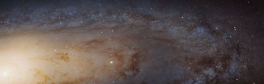 Hubble Space Telescope image of the Andromeda Galaxy.