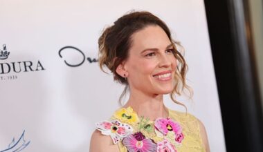 Hollywood actress Hilary Swank, 52, announces she is expecting third child