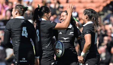 Black Ferns v France: Whitney Hansen’s side score 81 points in dominant win in Hamilton
