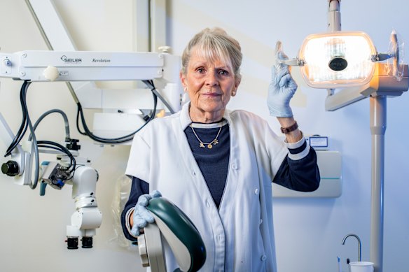 Marion Wales, 78, says she still works as a dental nurse as she has to support her 81-year-old husband, and “the pension isn’t covering our bills”.