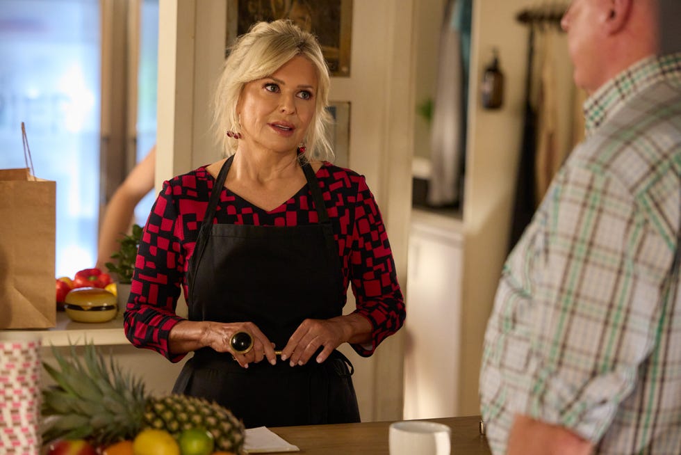 EMBARGO 28/09/2026 Marilyn Chambers and Alf Stewart in Home and Away marilyn chambers and alf stewart in home and away