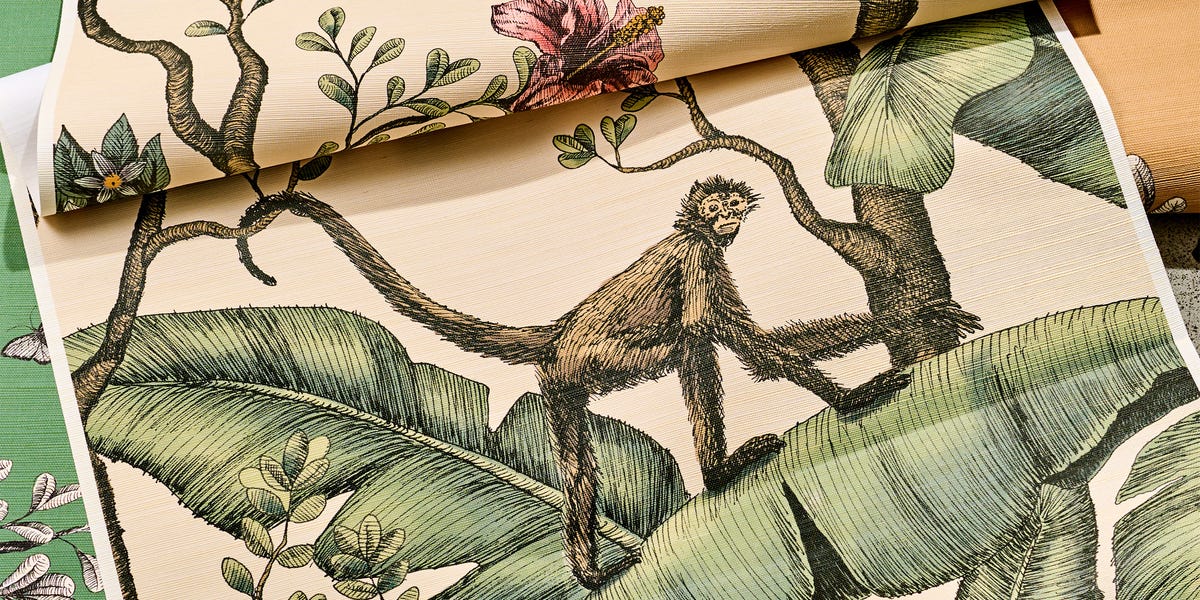 This Whimsical Jungle Wallpaper by Ken Fulk Is Made for Bold Rooms