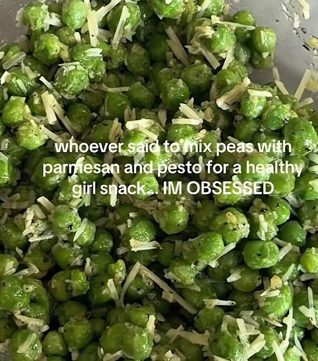 Peas recipe on TikTok