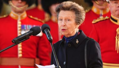 Princess Anne Attended the 100-Year Dedication of the Guards Memorial in London