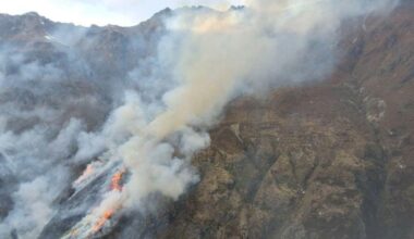 Massive vegetation blaze near Queenstown contained