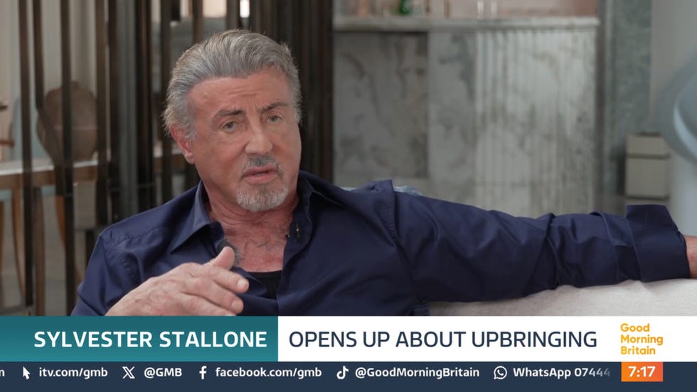 sylvester stallone, good morning britain