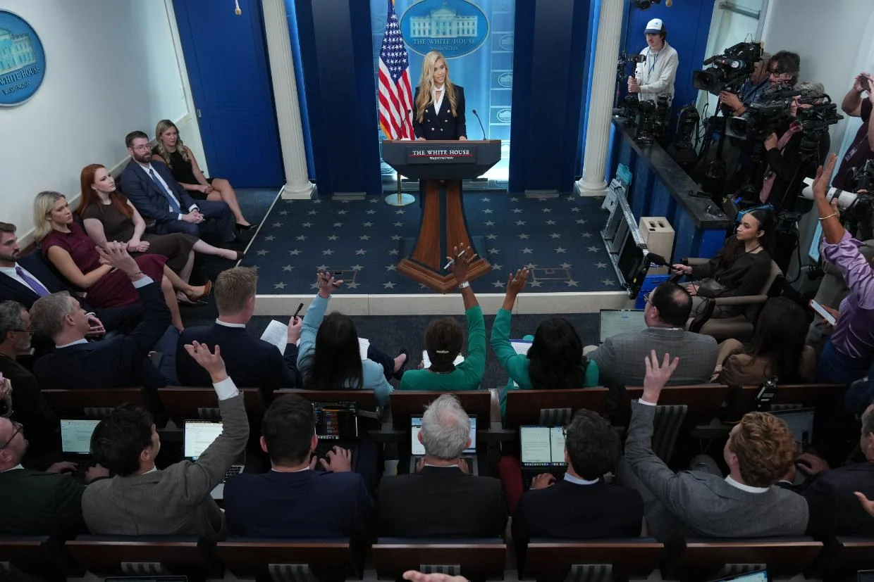 So awkward it's 'brutal': Watch Trump's new press secretary take the podium - Stuff