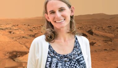 Dr Amy Williams is an astrobiologist at the University of Florida, whose work focuses on the preservation of biosignatures in extreme environments on Earth. She is also a science team member on NASA’s Mars Curiosity and Perseverance rovers. Credit: NASA