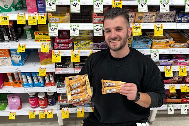 The protein bar became an instant bestseller in Coles stores.