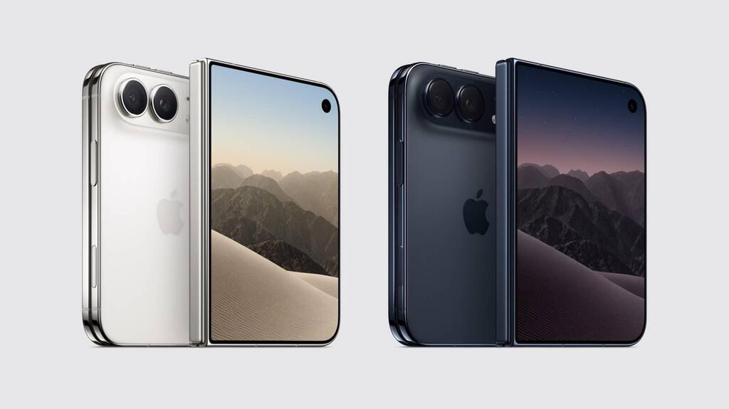 The first foldable iPhone (Photo: Apple) האייפון המתקפל הראשון