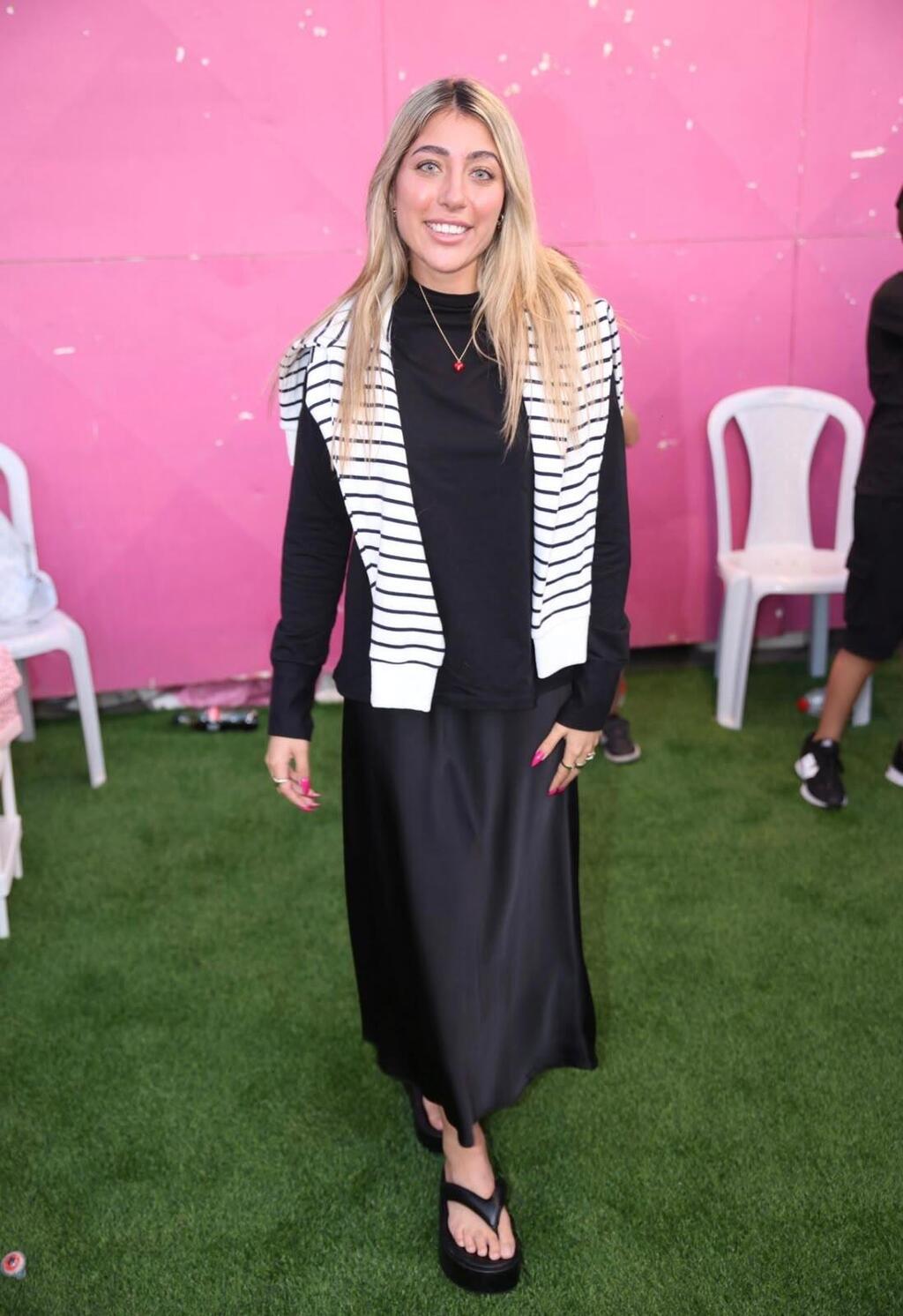 Tal Harush. Has committed to wearing a skirt once a week as part of her growing religious observance (Photo: Tal Harush) טל הרוש